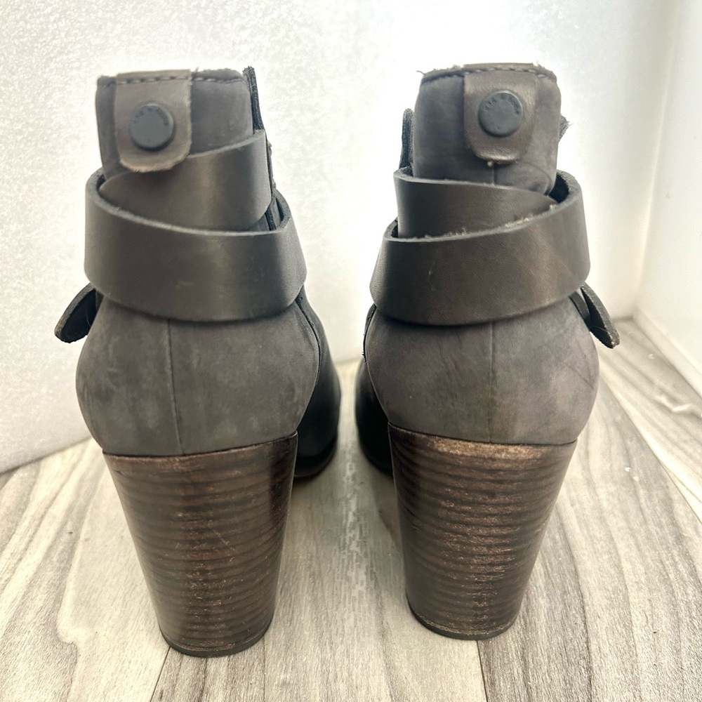 Rag and Bone Harrow suede ankle boots size 39 Dark Gray - Picture 7 of 11